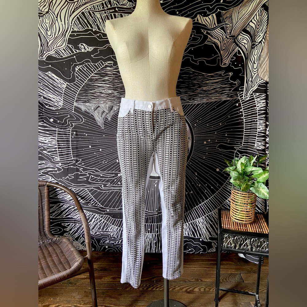 Vintage tribal print pants
